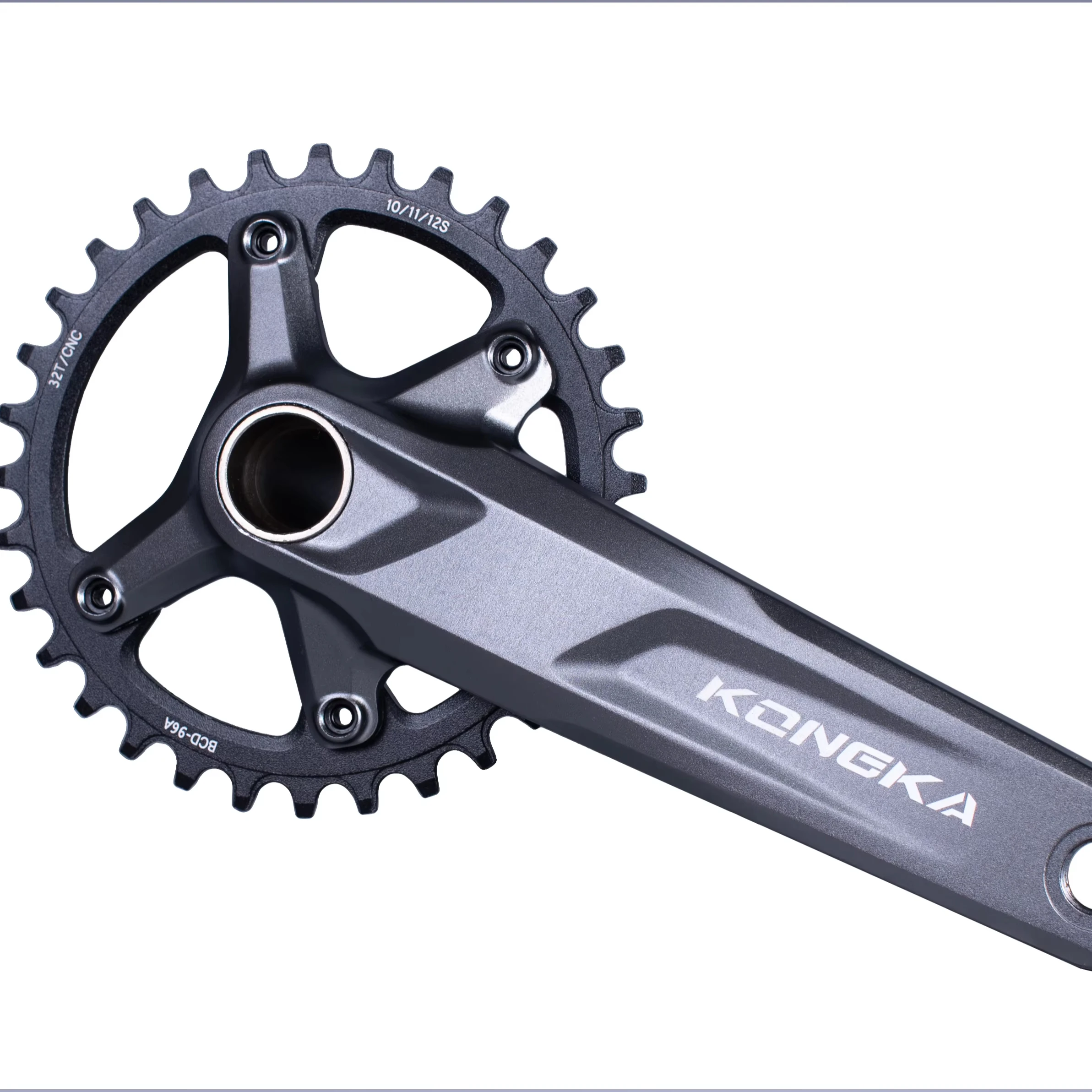 

Top Quality Mountain Bike Crank Chainring BCD96 Hollow Integrated 34T/36T Wide And Narrow Teeth MTB Bicycle CranksetATU&UTV