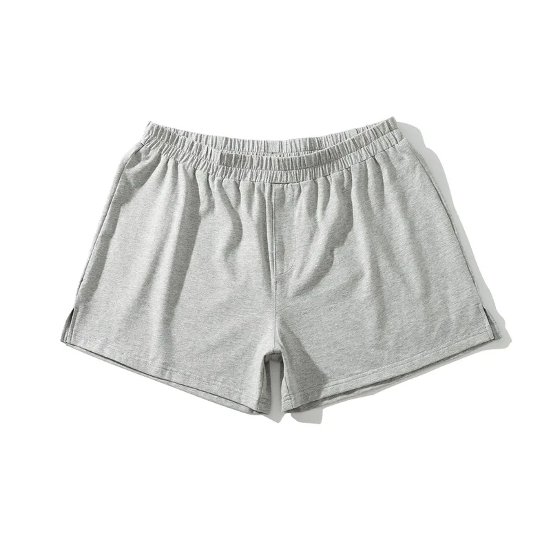 Heavywood Men Leisure Shorts 2025Summer New Sexy Elastic Waist Skinny Shorts Plus Size Male Casual Beach Short Pants Black White