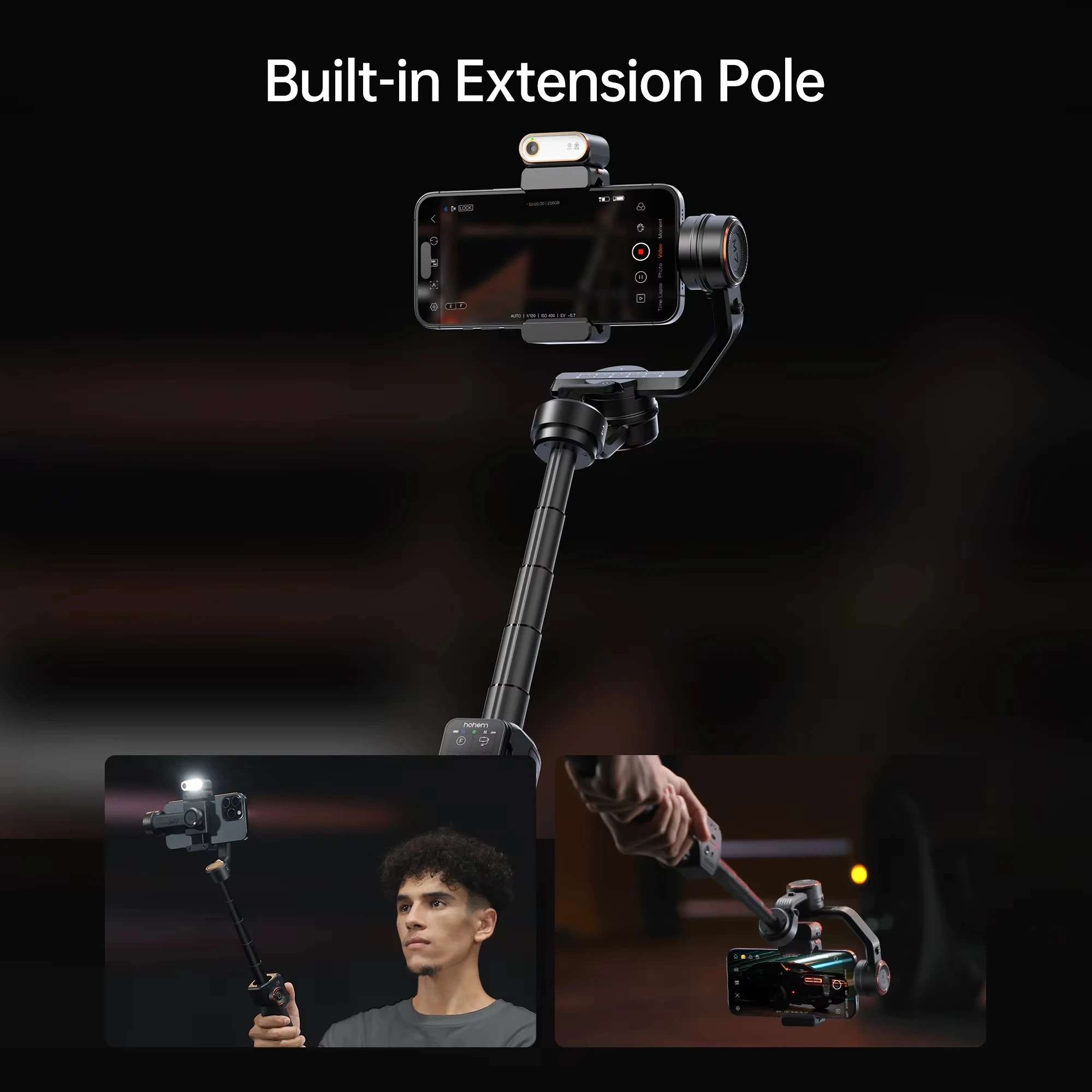 hohem M7 スマホ ジンバル Hohem iSteady M7 – AI-Powered Gimbal for Phone