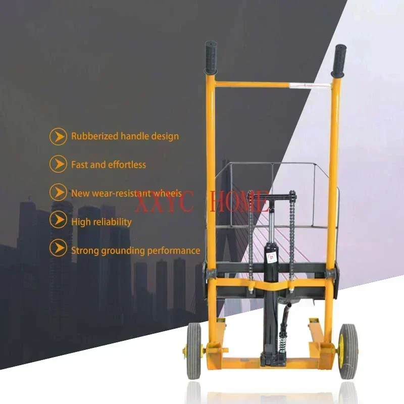 200kg/300LSmall Hydraulic Manual Forklift Miniature Manual Stacker Lightweight Household Loading And Unloading