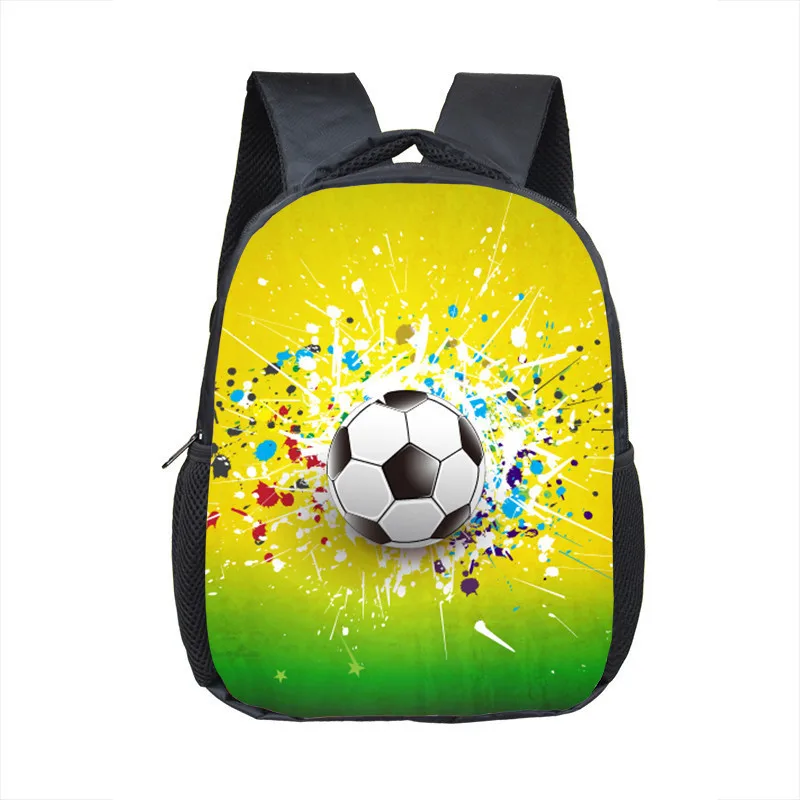 Football Printing Fashion Kindergarten Backpack Children's Burden Reduction Polyester Shoulder Bag Mochila Feminina School bag