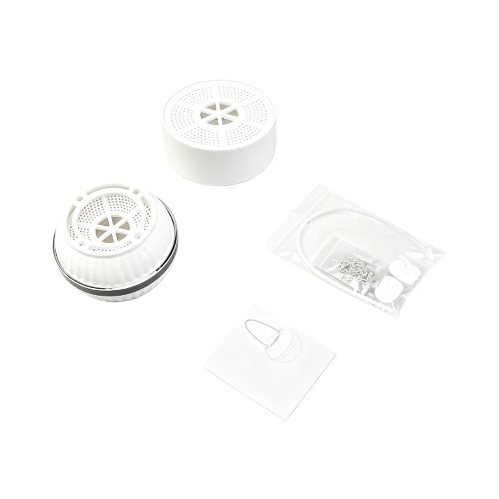 Bathtub Hanging Water Filter Purifier with for 2 Spare Cartridges for Home Spa Bath Bath Use 0-55C Temperature Range ABS