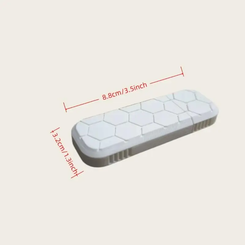 Sliding Open Pill Box Portable Mini 3D Printed Honeycomb Shape Medicine Container For Daily Outdoor Carrying Use