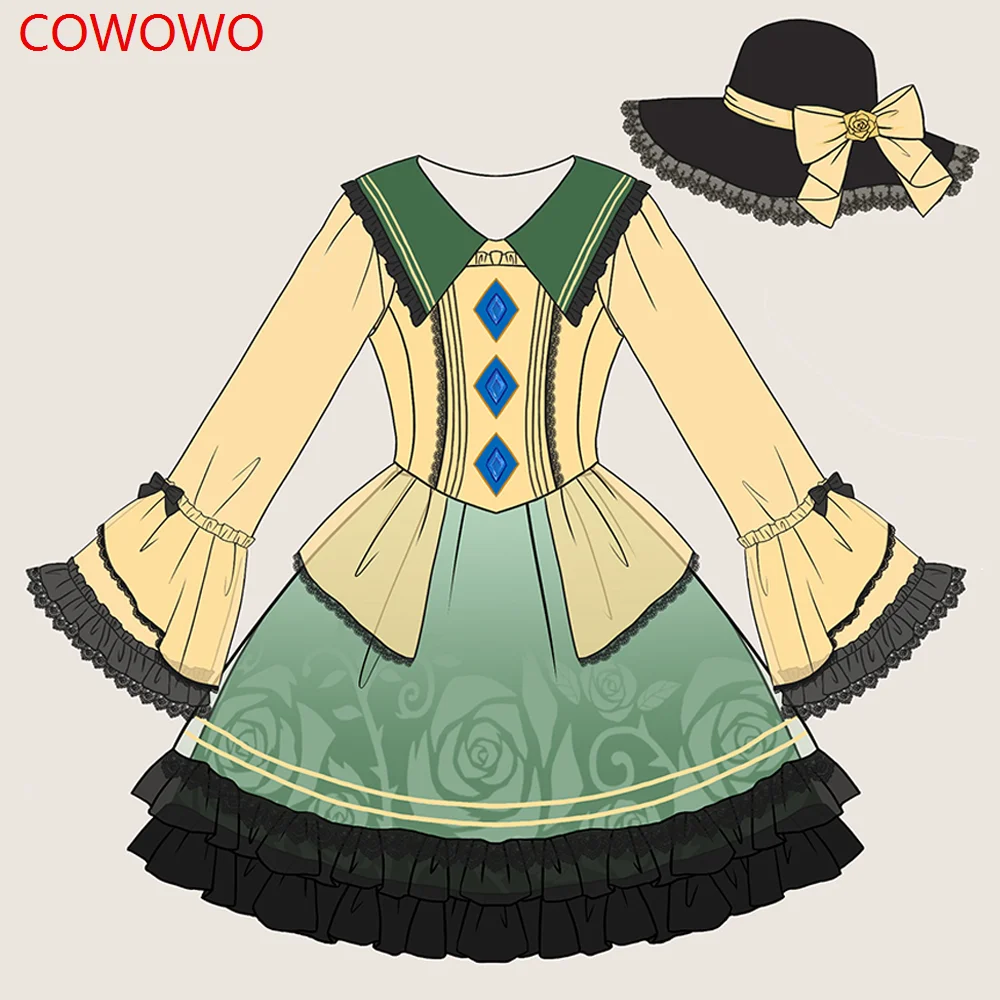 Touhou Project Komeiji Koishi Tailor Dress Cosplay Costume Cos Game Anime Party Uniform Hallowen Play Role Clothes Clothing