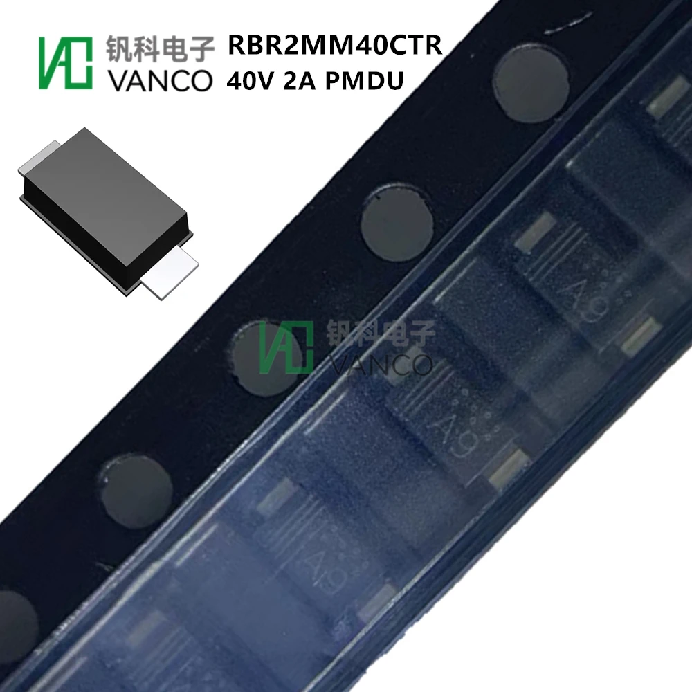 SCHOTTKY – Kit de diodes PMDU 40V 2A, 50 pièces