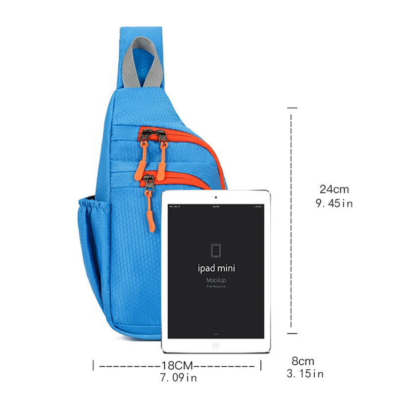 Adjustable messenger bag | Multi-pocket design, zipper closure, polyester lining, suitable for daily commuting and outdoor activ