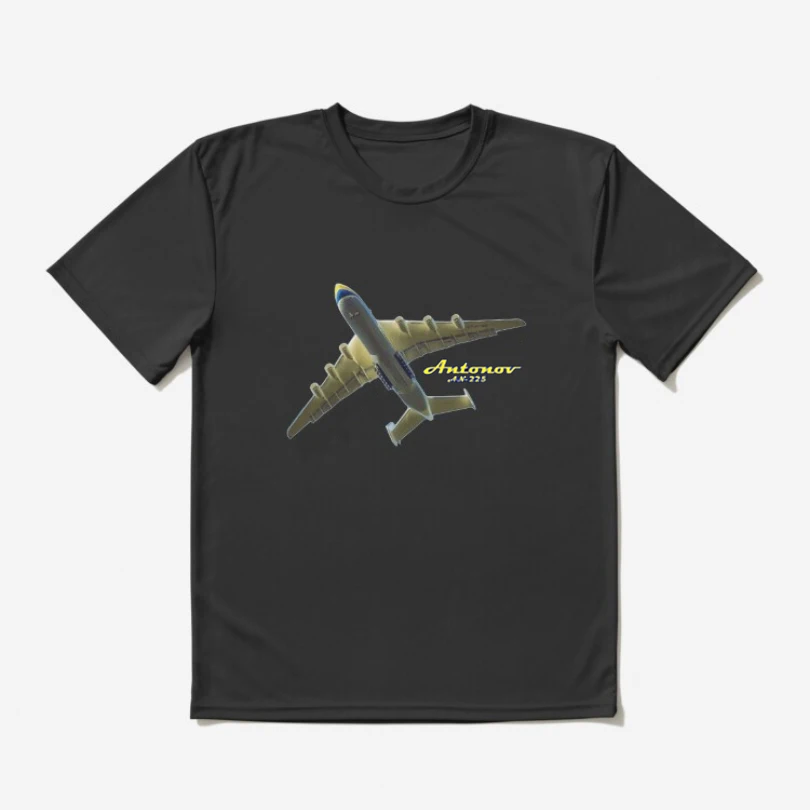 Ukraine Antonov An-225 Mriya Cargo Jet Plane T-Shirt New 100% Cotton O-Neck Summer Short Sleeve Casual Mens T-shirt Size S-3XL