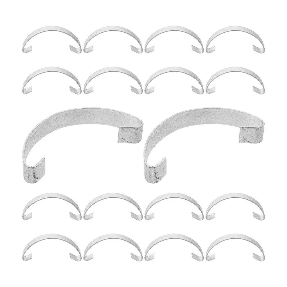 

30pcs Chicken Hook Steel Wire Cage Door Locks Durable Metal Spring Clip For Rabbit Pigeon Quail Bird Cage Accessory