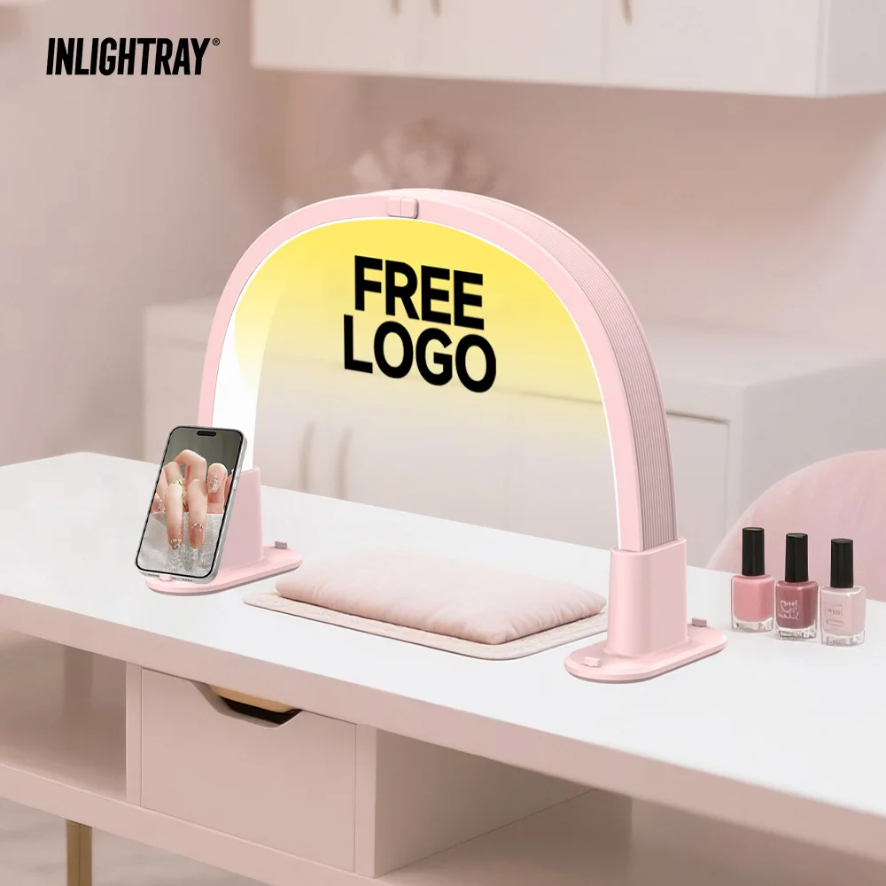 

Новая настольная LED-лампа для маникюра и тату с логотипом, 2026 год, с кристаллами, для салонов красоты, в форме полумесяца, с эффектом бриллиантов, светодиодная, для маникюрного стола