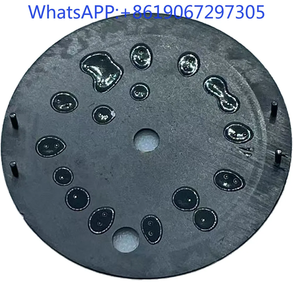 قرص ساعة عربية كلاسيكية من Alpinist Land مناسبة لحركة NH35/34 الأيدي الأوتوماتيكية أجزاء الطيار الأخضر المطلي