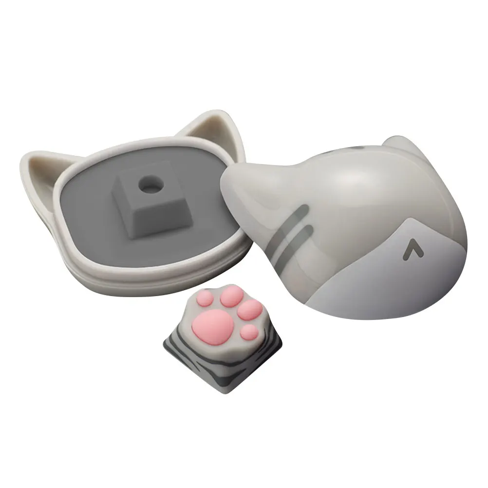 

Adorable Cat Key Caps for Mechanical Keyboard Replacement ABS Material Cute Fun Design Mechanical Keyboard Key Caps PC