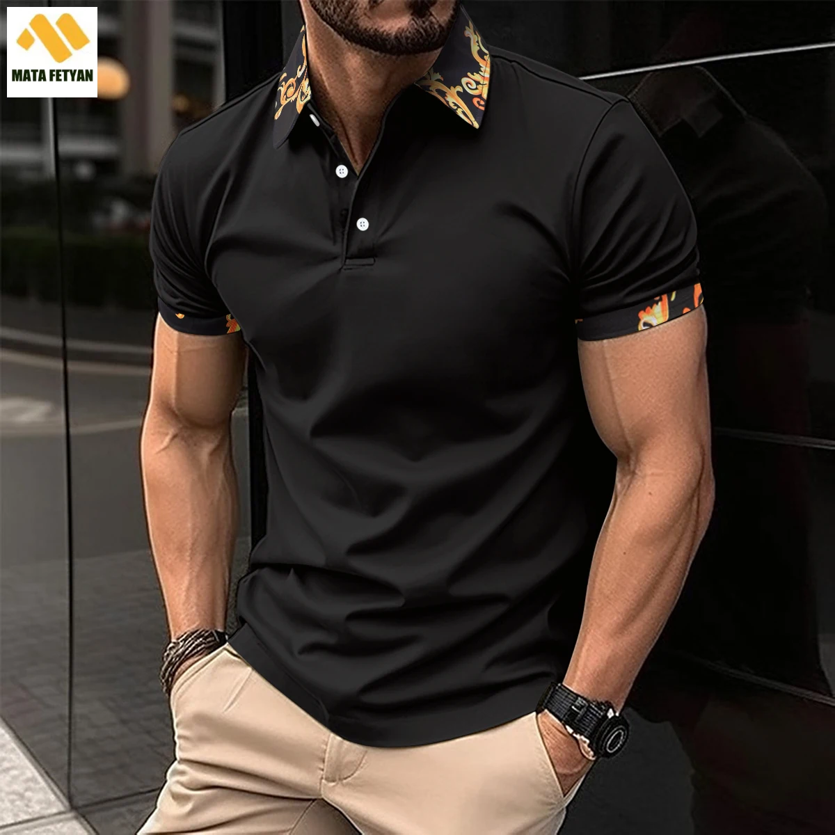 2025 summer Male sport new men's Golf wear men tee t-shirt short sleeve selling men's POLO shirt  casual shirt