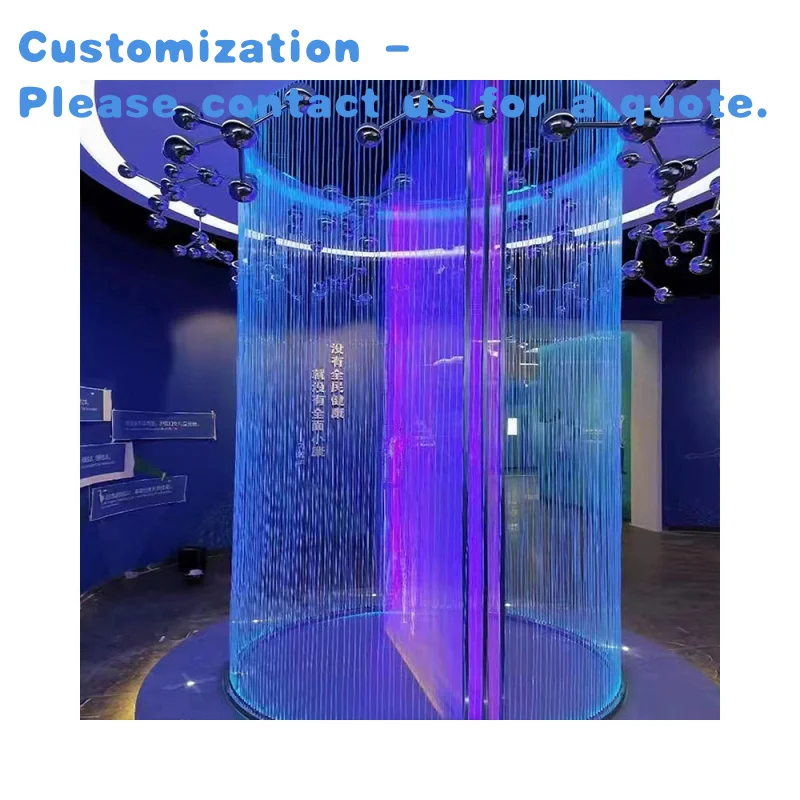 custom.Modern String Waterfall Stainless Steel  Linear Curtain