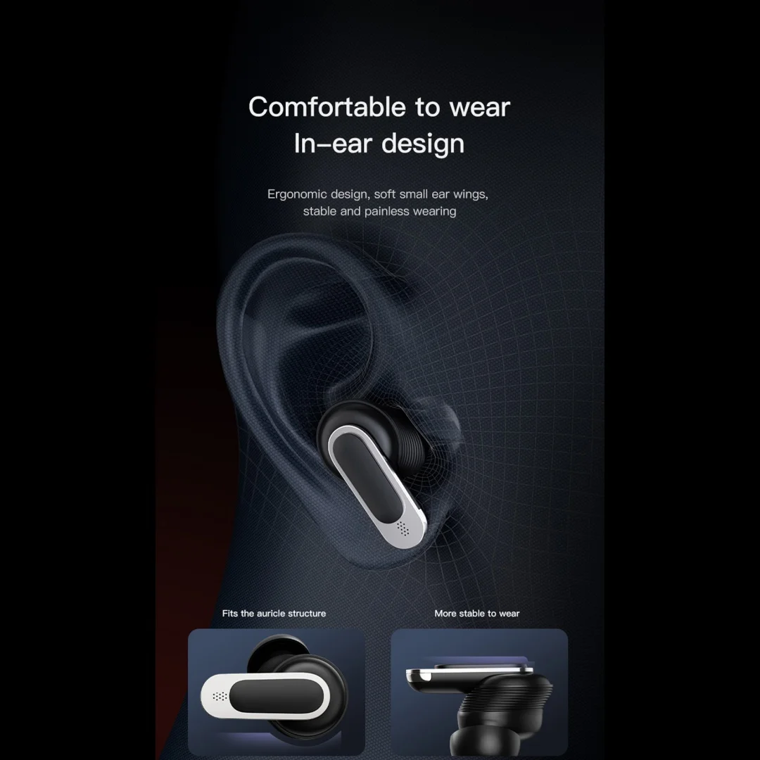 BlitzWolf BW-FYE16 LED Screen TWS Earbuds bluetooth Earphone Colorful Touch Screen Active Noise Cancelling 32h Life Headset