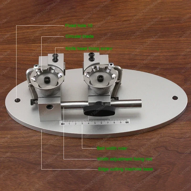 Manual Leather Belt Edge Beveler Trimmer, DIY Leather Strap Side Cutter, Adjustable Working Width 13-80MM Leather Edge Edger