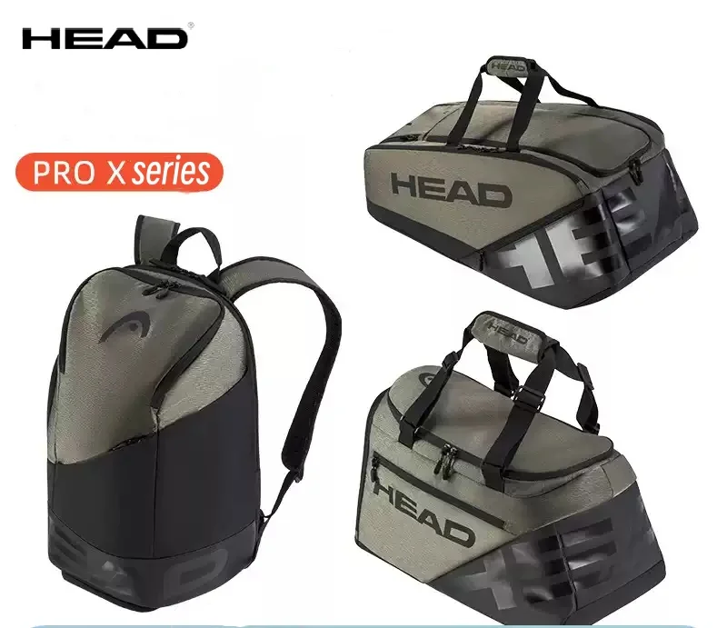 HEAD PROX Series Tennis Racket Bag Large Capacity Backpack Racket Sports Bag Travel Bag Tennis Racket Bag with Shoe Compartment