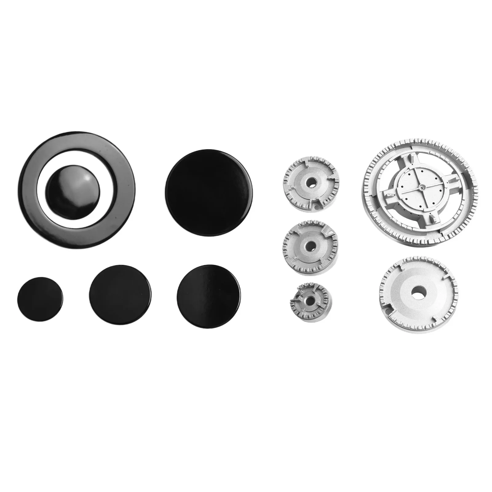 Metal Gas Oven Stove Cap Kit For Sabaf Stoves Crown Flame Cover Replacement Part Kitchen Cooking Gas Stove Accessories