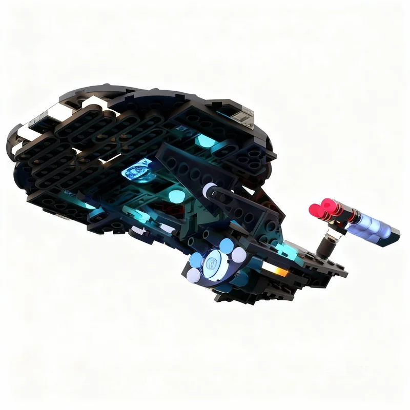 

232pcs MOC MECHA ENTERPRISE Space Model Building Blocks Construction Toy Christmas Gifts DIY Creative Idea Education Birthday