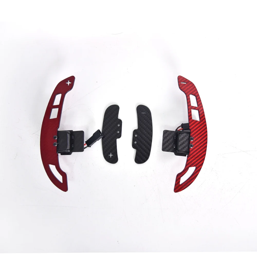 

Новые усовершенствованные карбоновые магнитные подрулевые переключатели для улучшения впечатлений от вождения, подходят для Hyundai Santa Fe и Kia Stinger