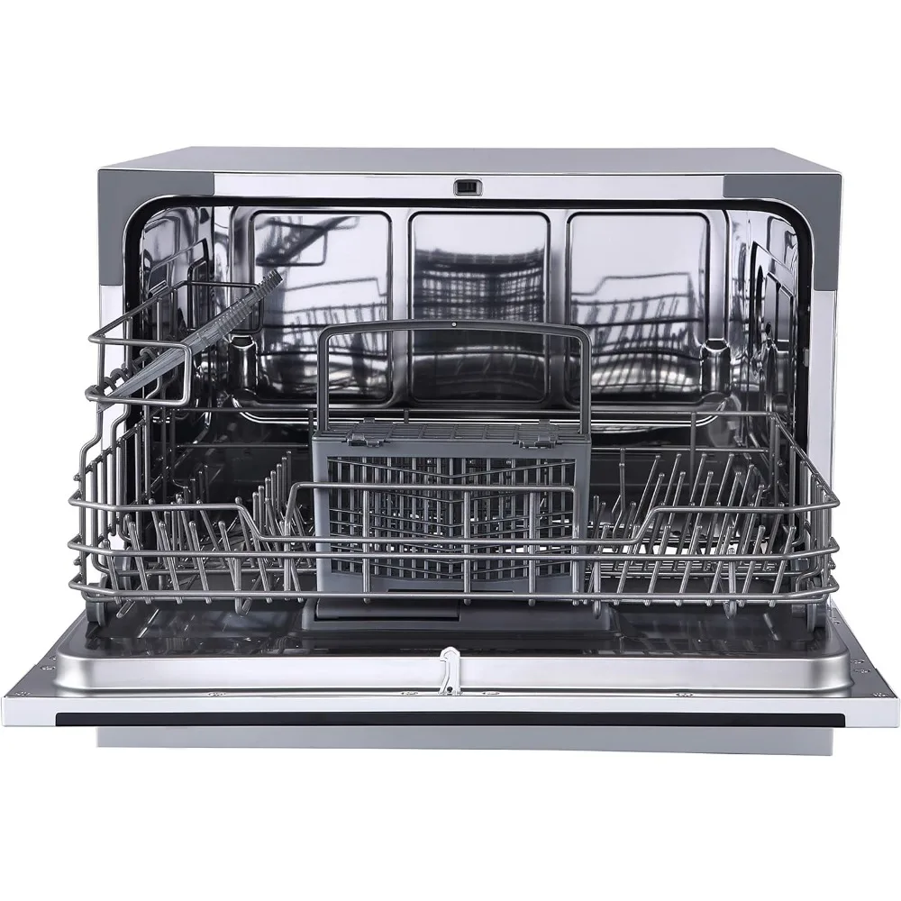 Portable Countertop Dishwasher - 7-Program System for Home, RV, and Apartment - Wash Dishes, Glass, and Baby Products