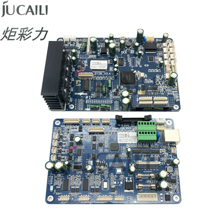 Jucaili new Senyang I3200 single head carriage board main board for Eco solvent printer V6 model