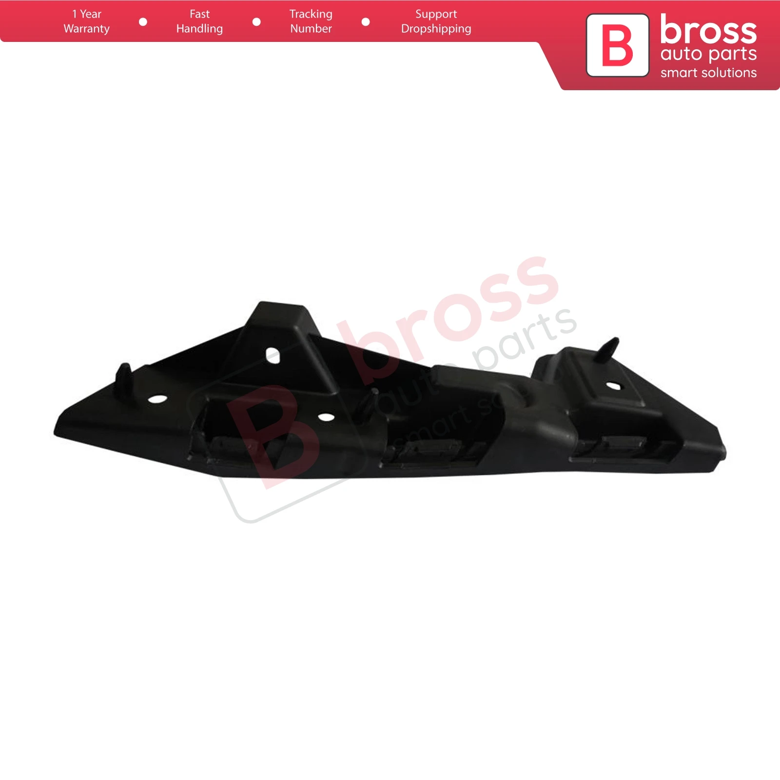 

Bross BSP680 Bumper Holder Bracket 960160002R Front Right for Master MK3 2011-2017, NV400 2011-2017, Movano MK3 2011-2017