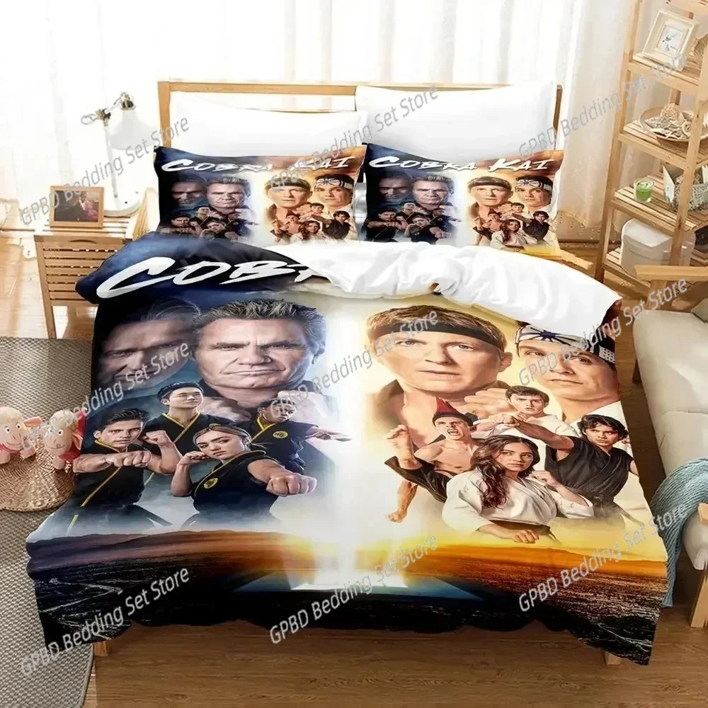 Karate Kid Bedding Set Boys Girls Twin Queen Size Duvet Cover Pillowcase Bed Kids Adult Fashion Home Textileextile