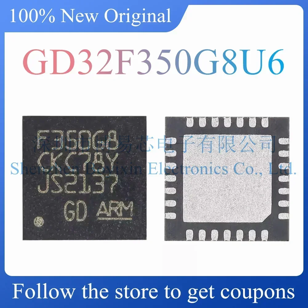 

NEW GD32F350G8U6 Original Product QFN-28