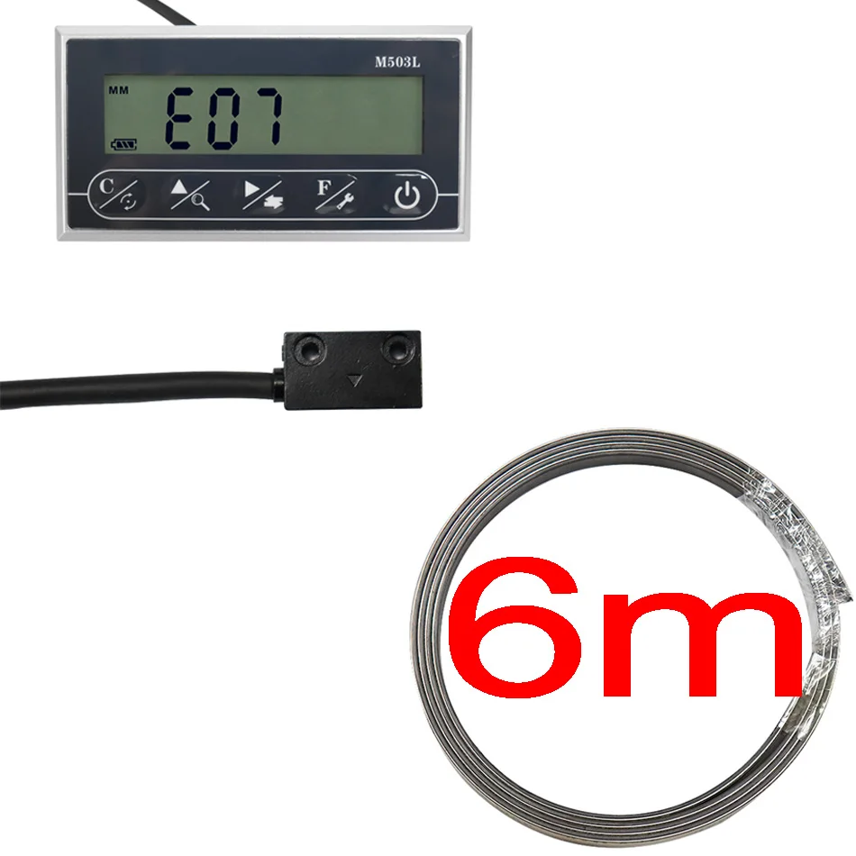 Magnetische Weegschalen Dro M503l Geïntegreerd Embedded Meting Lineaire Encoder Digitaal Display Voor Het Frezen Van Slijpsteen Hout Snijden