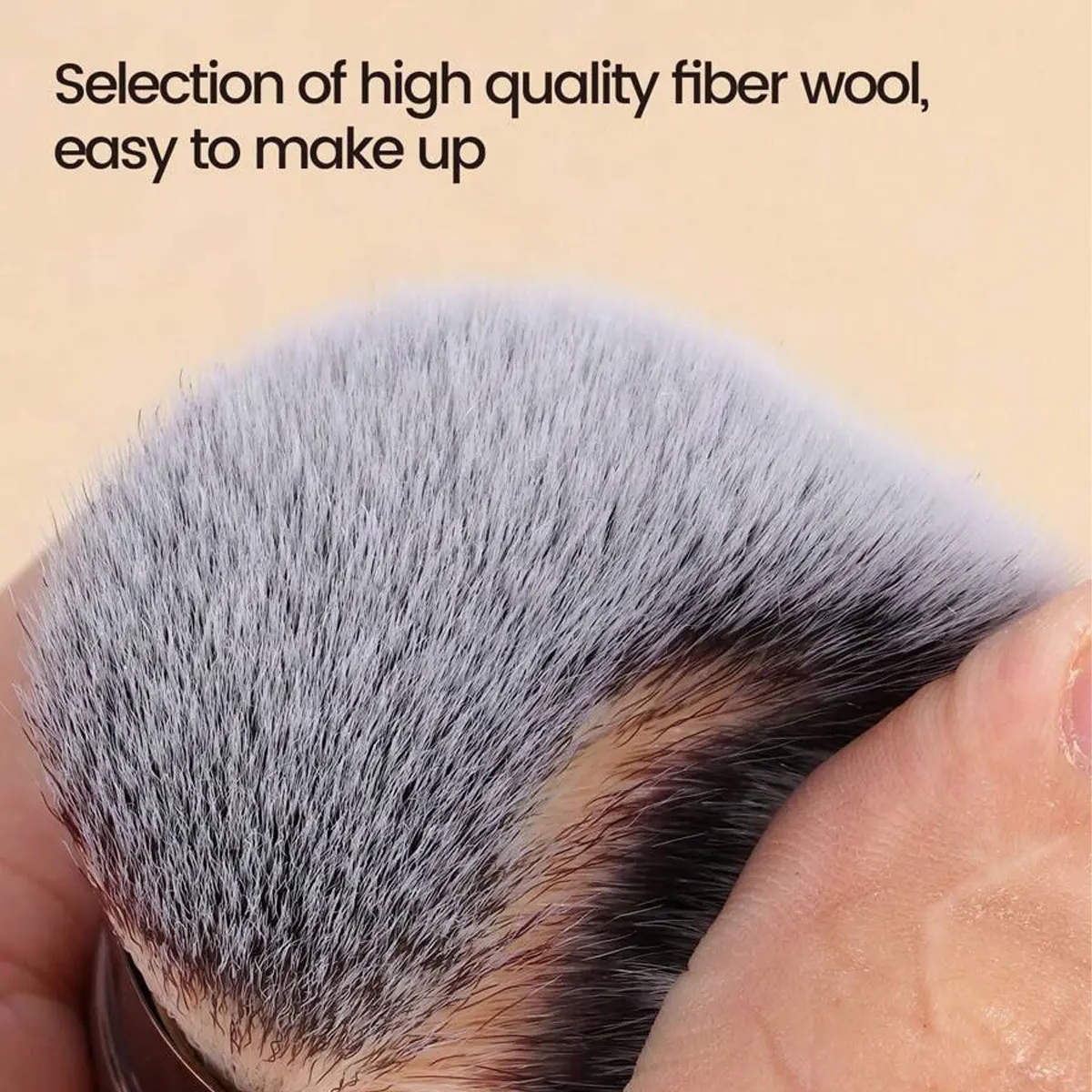 1pc professionele gezicht intrekbare make-upborstel, blushborstel foundationborstel losse poederborstel synthetisch haar ultrazachte doundat