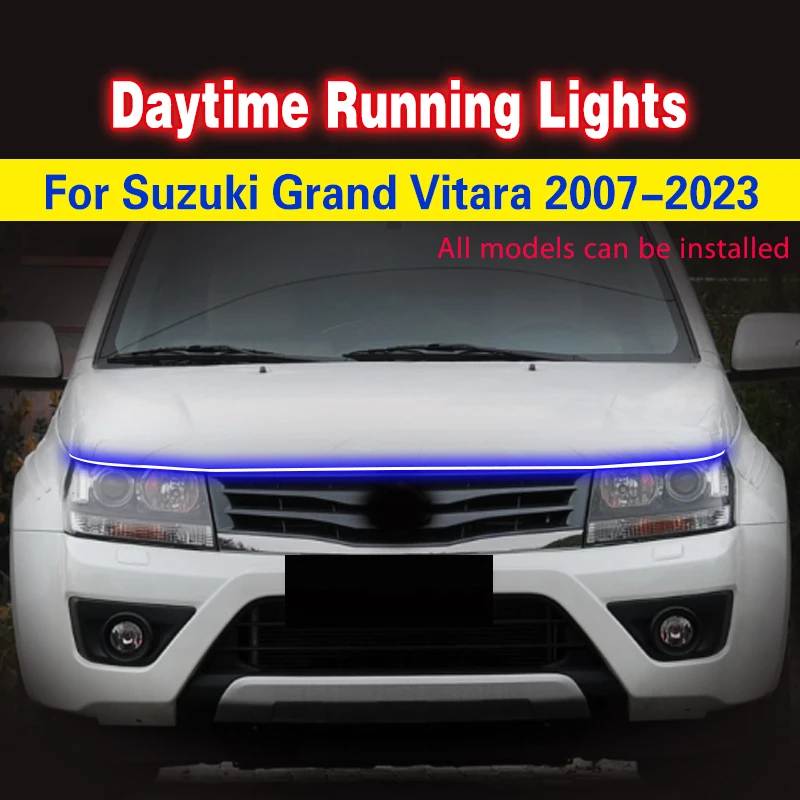 

1 шт. Противотуманные фары для Suzuki Grand Vitara 2007-2023 универсальные автомобильные Светодиодные ДХО противотуманные дневные ходовые огни декорати...