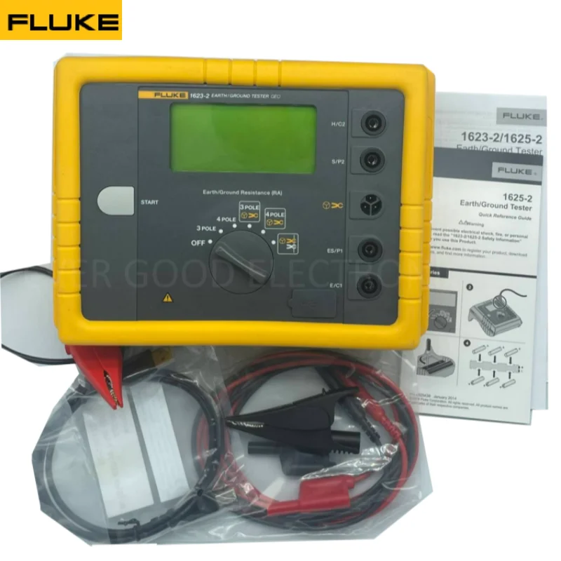 Fluke 1623-2 Professional Ground Resistance Tester GEO Earth Ground Resistance Meter Professional for Precise Ground Testing