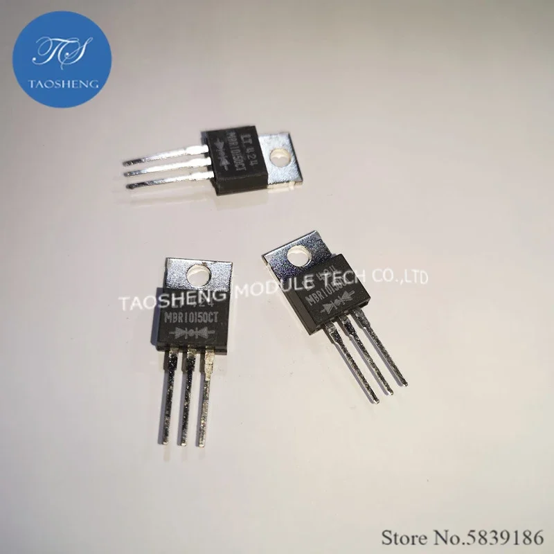 1PCS 100% New&Original MBR10150CT 10A150V TO-220F【TAOSHENG】MODULE #TS10030