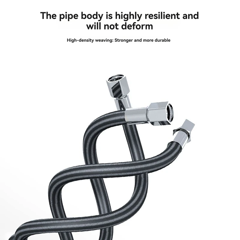 

65cm Diving High Pressure Regulator Hose Professional Carbon Fiber Woven Flexible Safe Scuba Diving High Pressure Hose