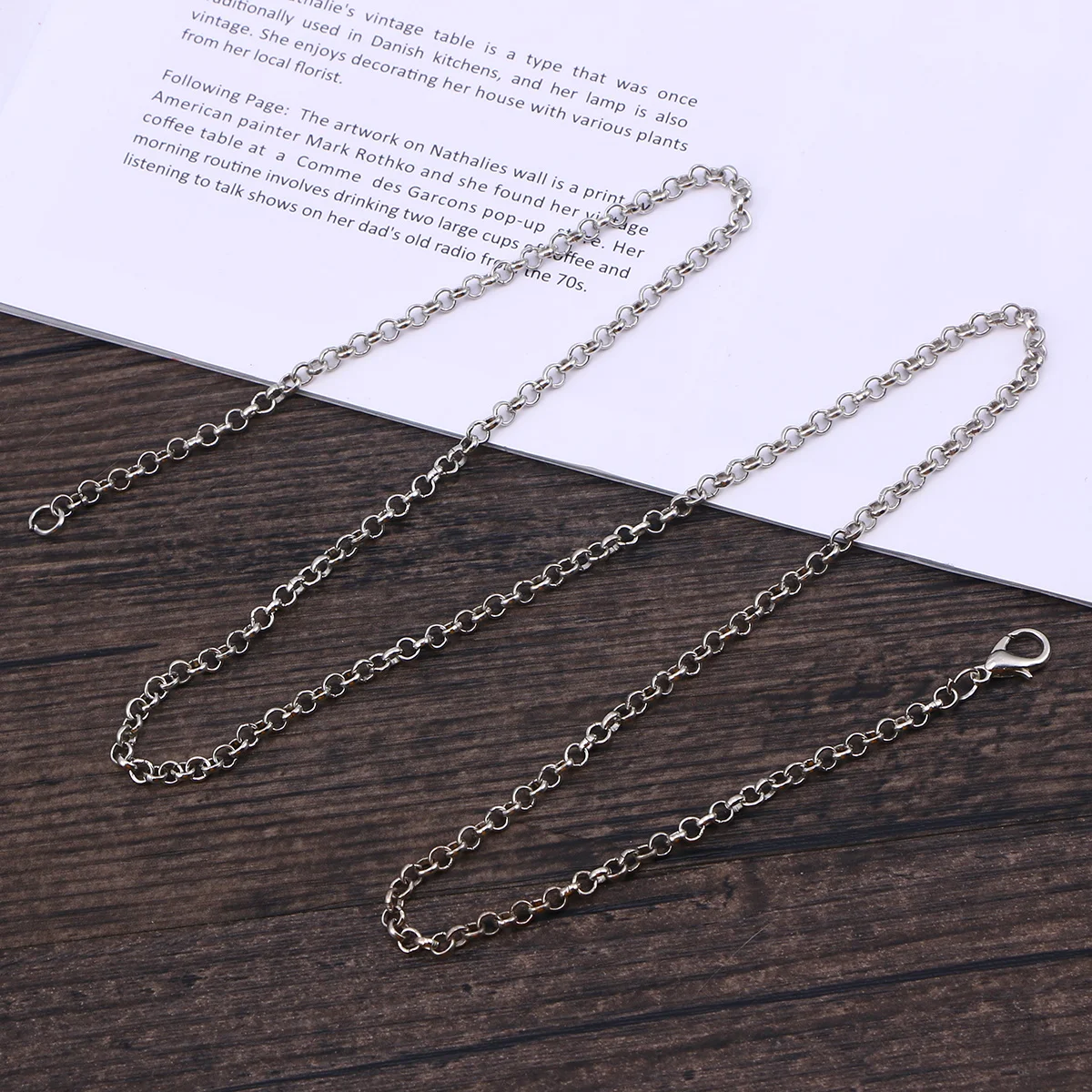 

131pcs Gold Plated 3Mm 10M Cable Chain Lobster Clasps Open Jump Rings Set For Diy Jewelry Making Craft Projects Iron Plated