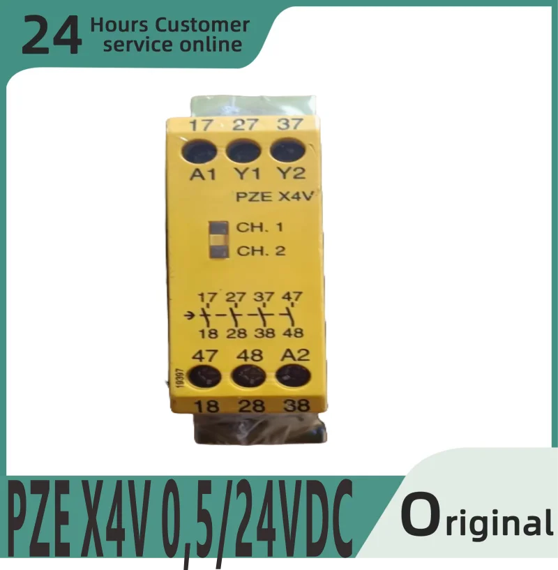 

Новое оригинальное реле безопасности PZE X4V 0,5/24 В постоянного тока 774580