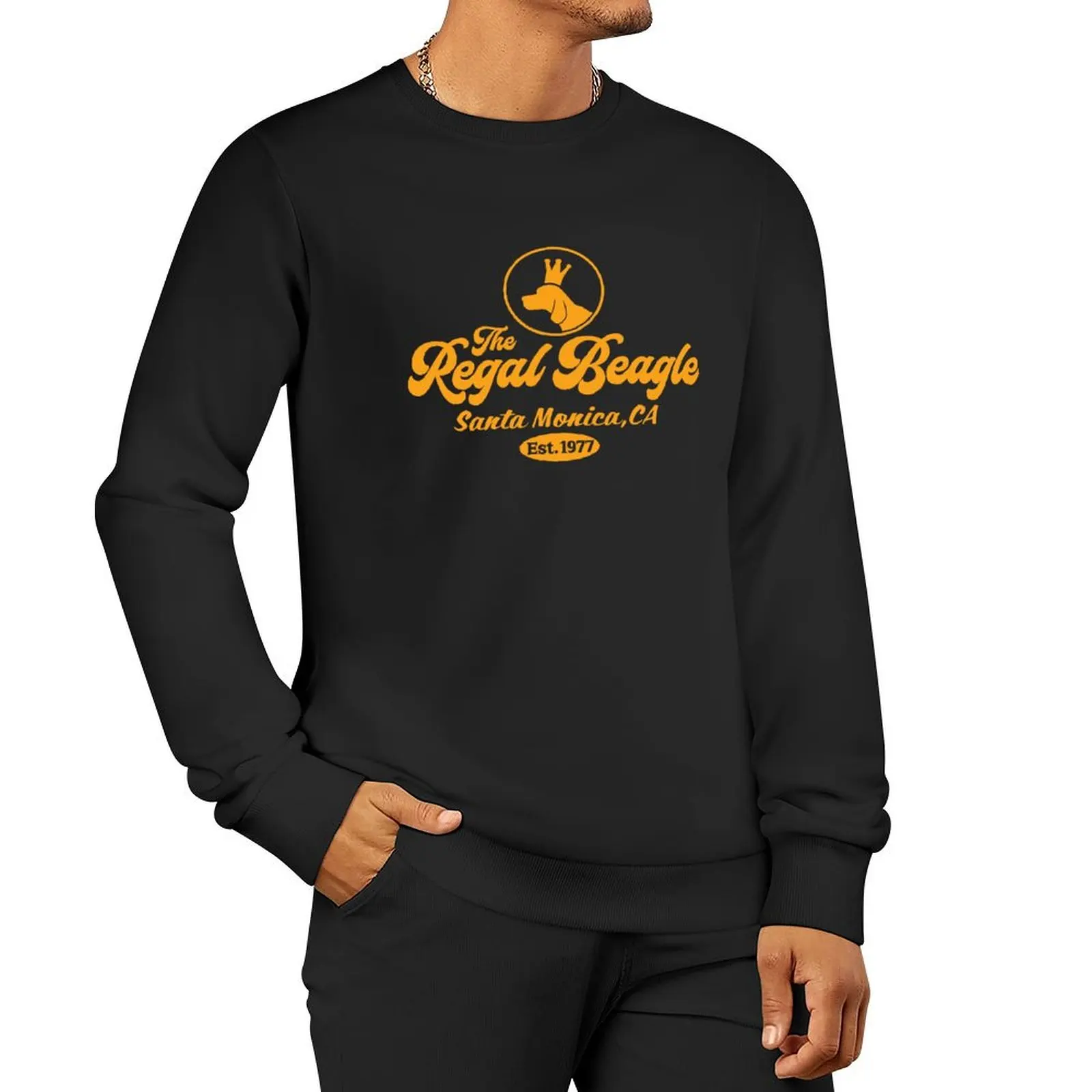 The Regal Beagle Pullover Hoodie autumn oversize sweatshirts