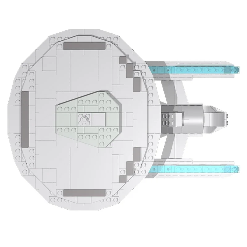 

Набор строительных блоков MOC Zodiac-Class Starship (491 деталь), гладкая версия, идеальный подарок на Рождество, креативный проект для самостоятельной сборки и демонстрации
