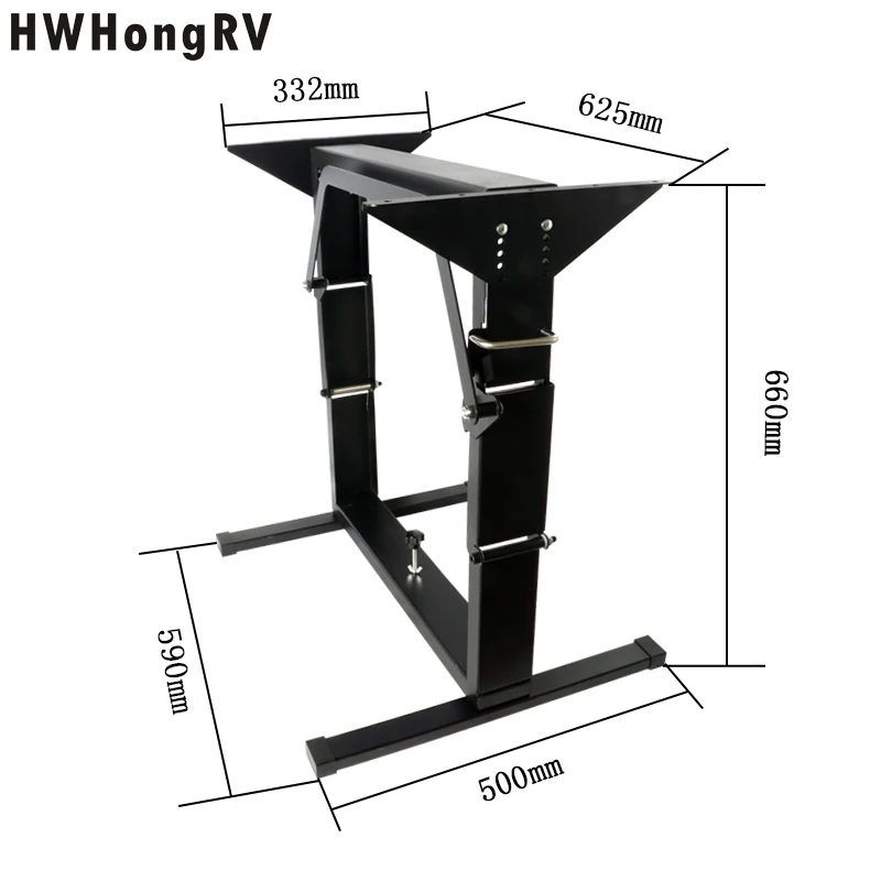 Adjustable Folding Table Legs RV Caravan Travel Trailer Camper Accessories Drop-Down Table Leg Mount Modified Car Seats