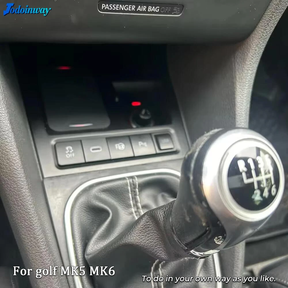 Car Wireless Charger For VW Golf 6 MK6 Scirocco Sagitar 2008-2013 Golf 5 mk5 Phone Holder Charging Panel Pad Accessories