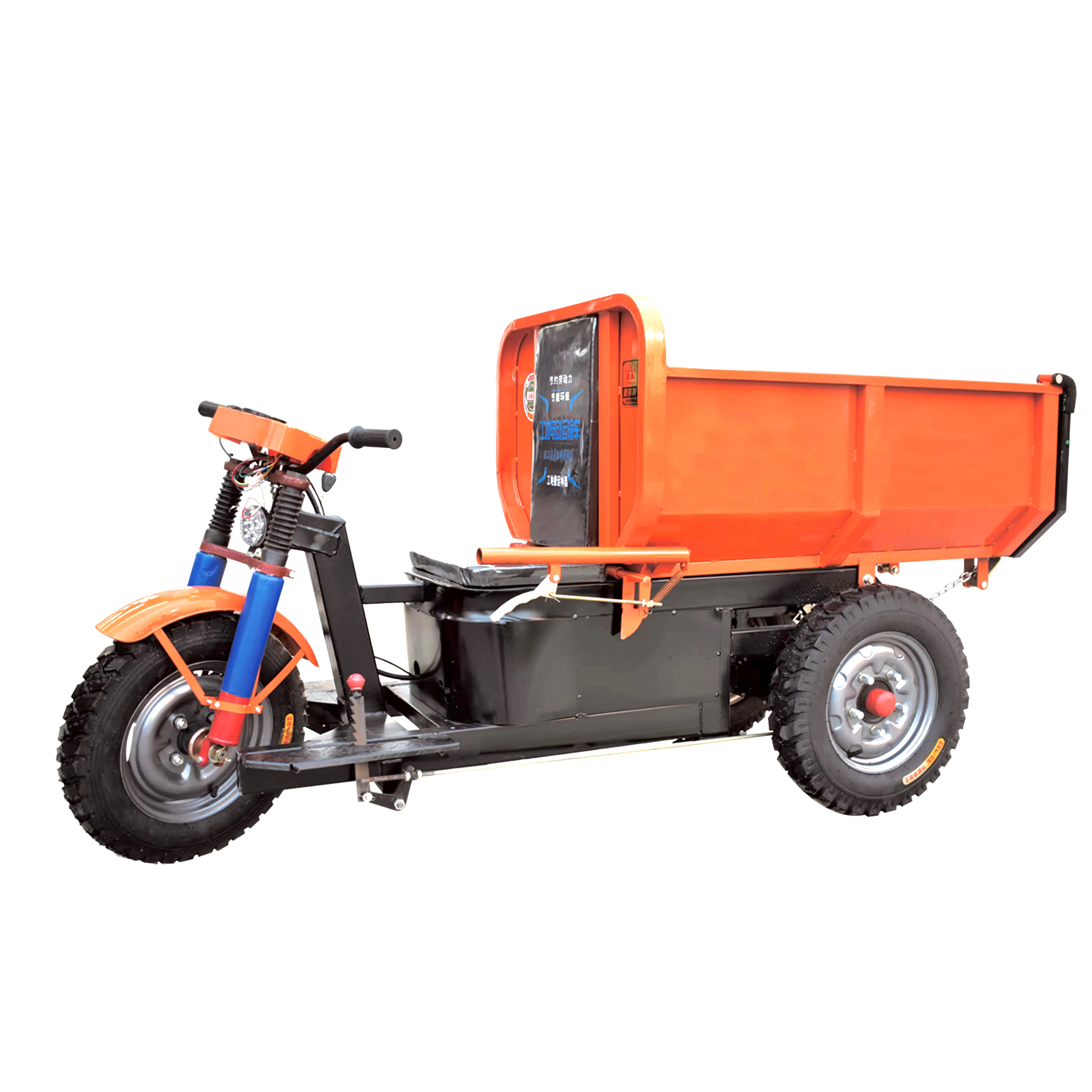 Electric Mini Dumper Wheelbarrow, Mini Track Dumper