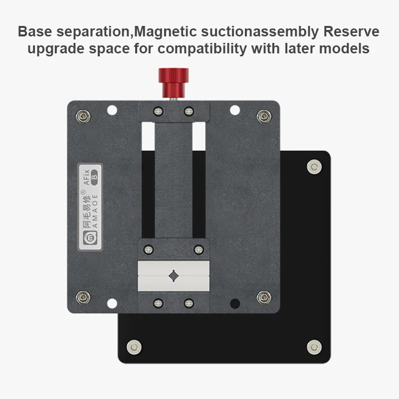 Mini piattaforma di riparazione per telefoni cellulari con base AMAOE AFix-A AFix-B Set di dispositivi per la rimozione della colla del chip della scheda madre universale