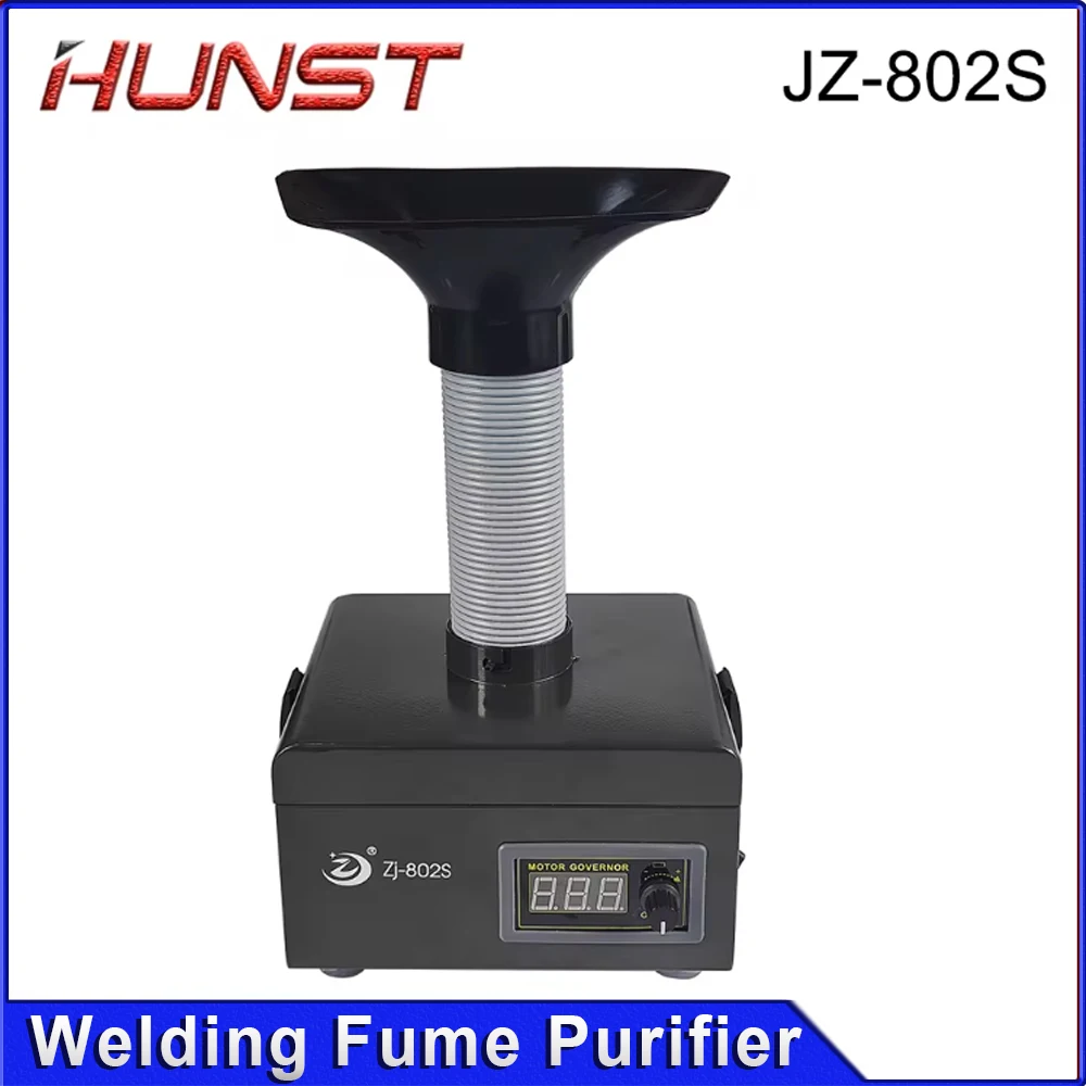 HUNST ZJ- 802 ZJ- 802S لحام آلة استخلاص الدخان الهواء الغبار تنقية الدخان USB شاحن سريع الهاتف الصناعي PCB أداة إصلاح لحام