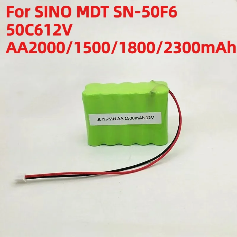 For SINO MDT SN-50F6 50C612V AA2000/1500/1800/2300mAh Syringe Pump Infusion Pump Nickel Metal Hydride Rechargeable Battery Pack
