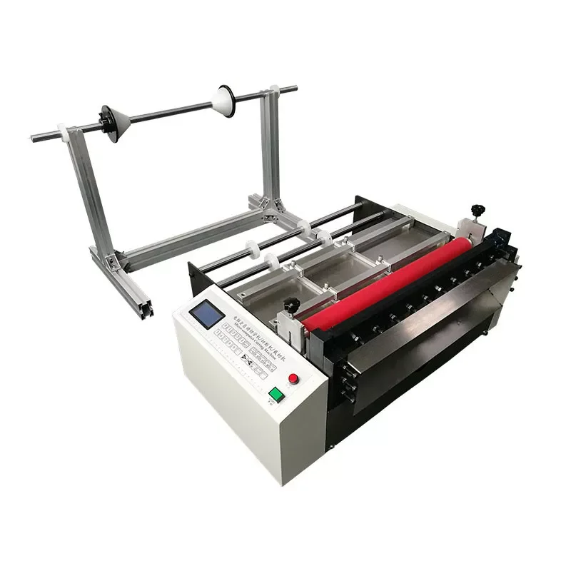 

DCUT400 Hot Sale Automatic Cutting Machine Label Film Roll to Sheet Cross Cutting Machine