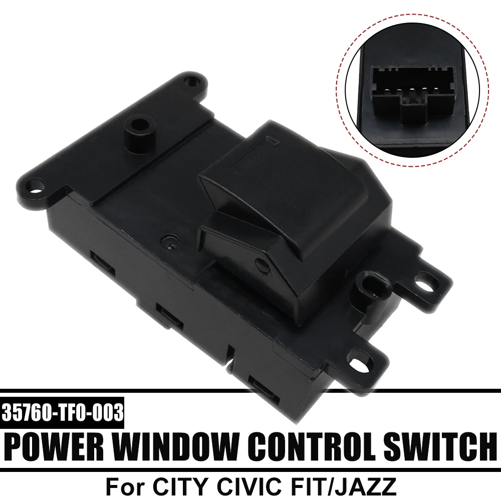 Car 35760-TF0-003 35760TF0003 For HONDA FIT JAZZ CITY 2009-2014 CIVIC 2012-2015 Rear Left Right Power Master Window Switch