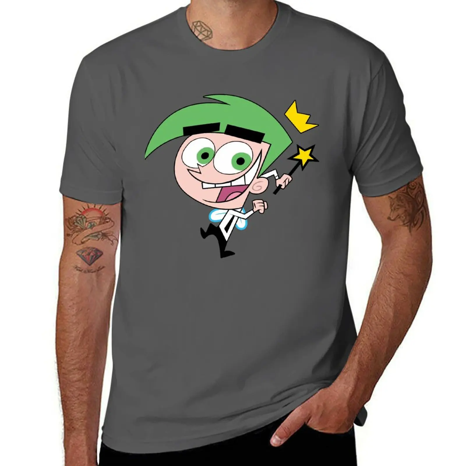 

Cosmo from The Fairly OddParents Love You T-Shirt cotton tshirt 100% t shirts cotton 100% mens graphic t shirts T-Shirt