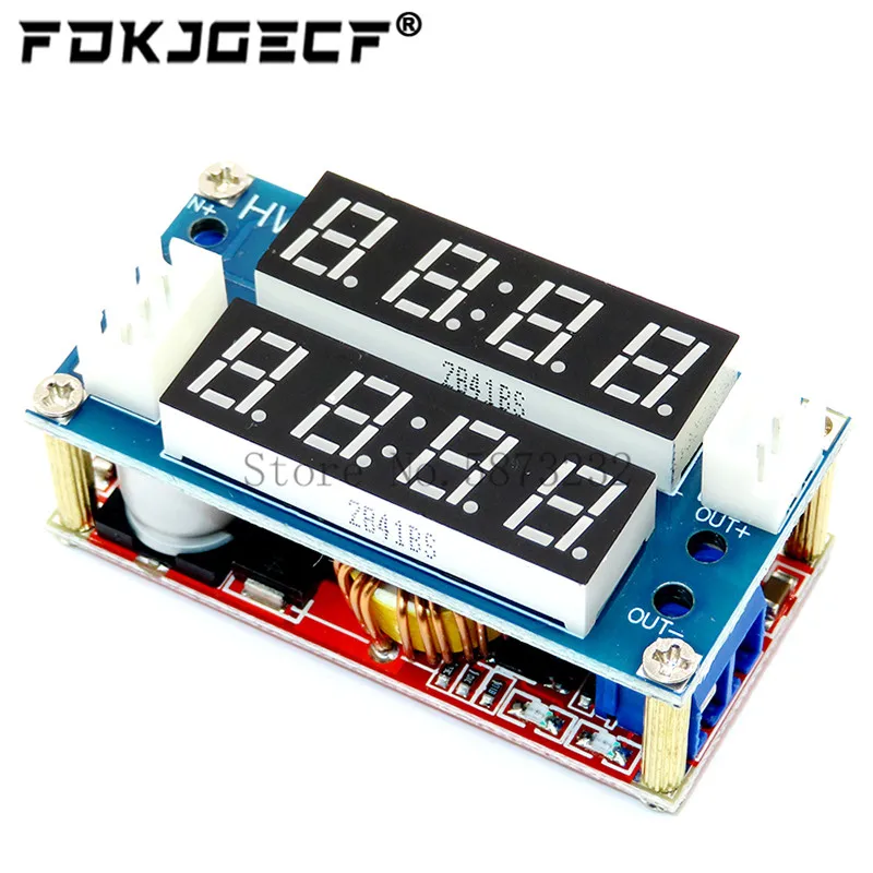 2 in 1 XL4015 5A Adjustable Power CC/CV Step-down Charge Module LED Driver Voltmeter Ammeter Constant current constant voltage