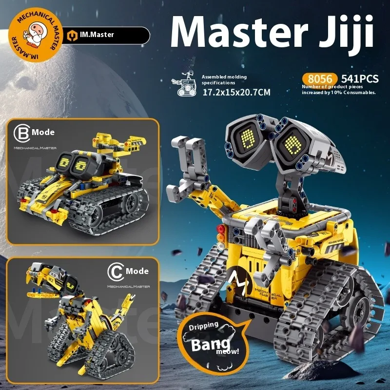 

NEW 3in1 Creative LED Robot Wall·e High-tech App Rc Robot Functions DIY Educational Building Block Model For Children Toys Gifts