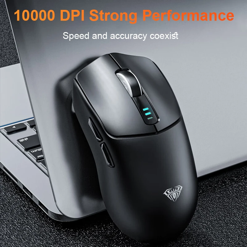 AULA SC580 Bluetooth wWireless Wired Three Mode E-sports Game Mouse Six Levels Adjustable DPI up to 10000 Recharging Game Office